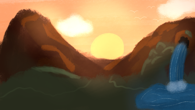 Image for Mountain with Sunset