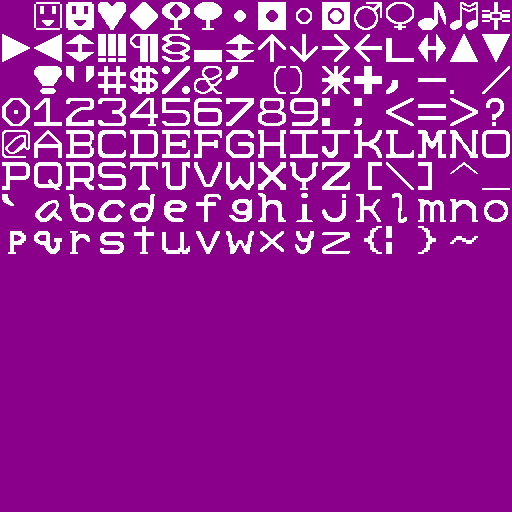 Image for font 32x32
